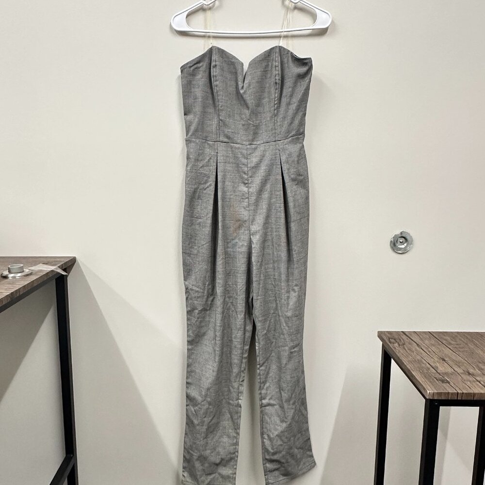Mustard Seed Brand Tweed Jumpsuit Sz M